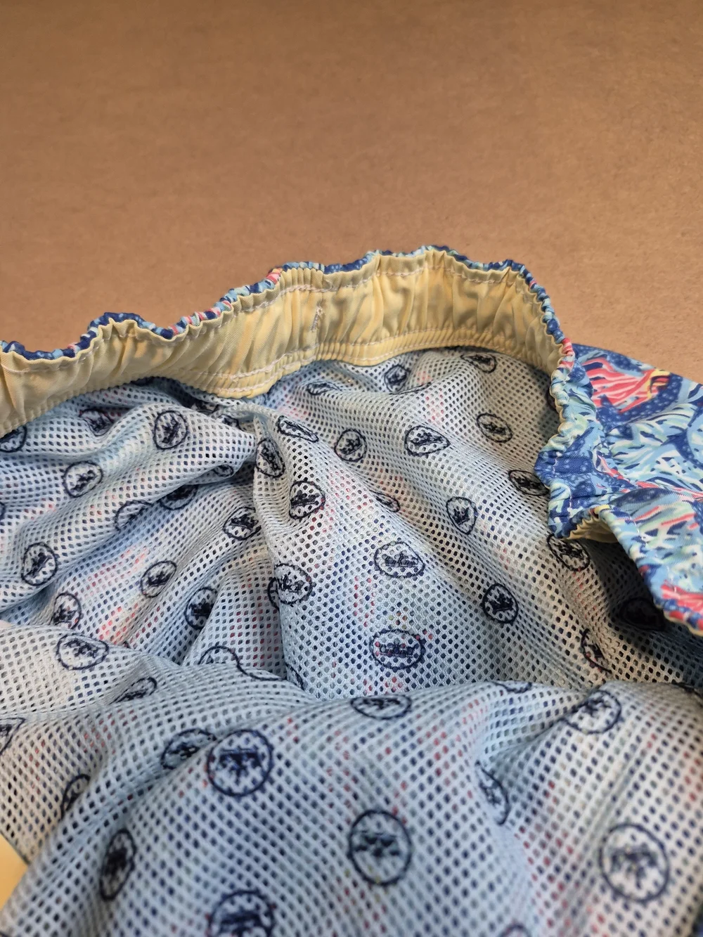 Peter Millar Blue Coral Reef Print Swim Trunks 4571/7